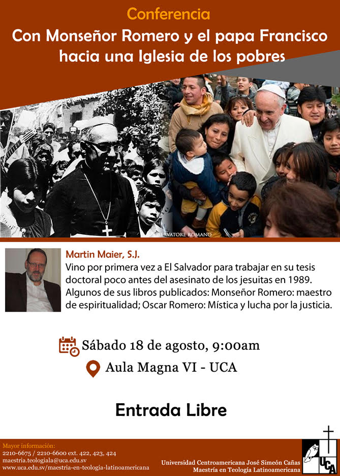Towards a Church of the Poor: Martin Maier SJ in El Salvador