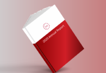 JESC Annual Report 2020 Book open