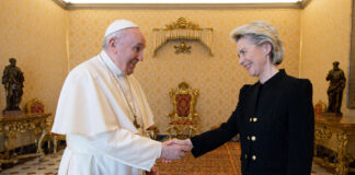 Pope Francis meets European Commission President at the Vatican