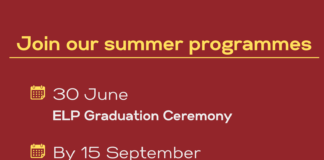 Join our summer programmes