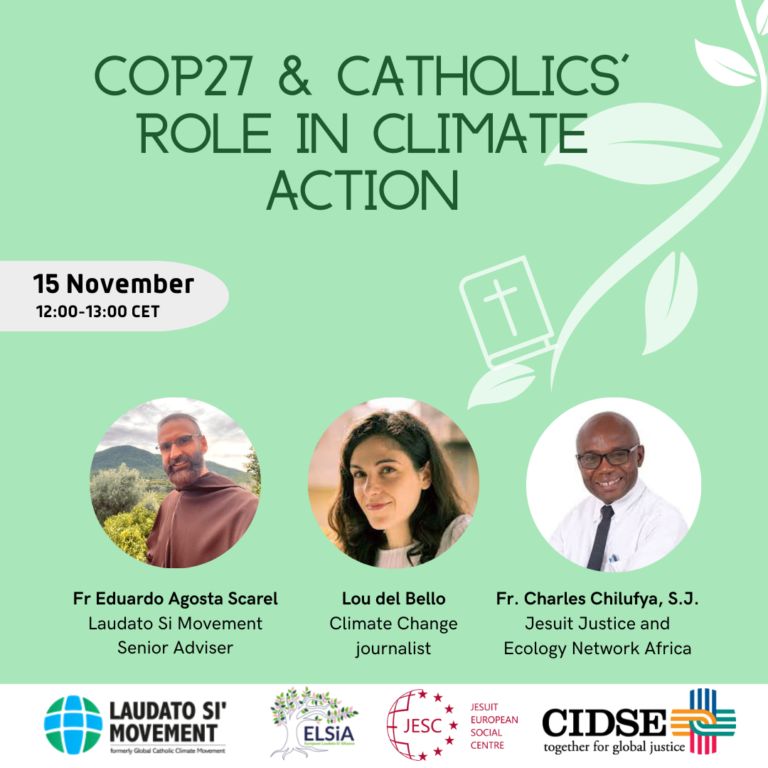 COP27 and Catholics’ Crucial Role in Climate Action Webinar