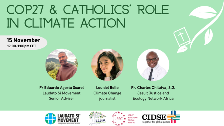 ELSiA’s webinar: COP27 and Catholics’ role in climate action