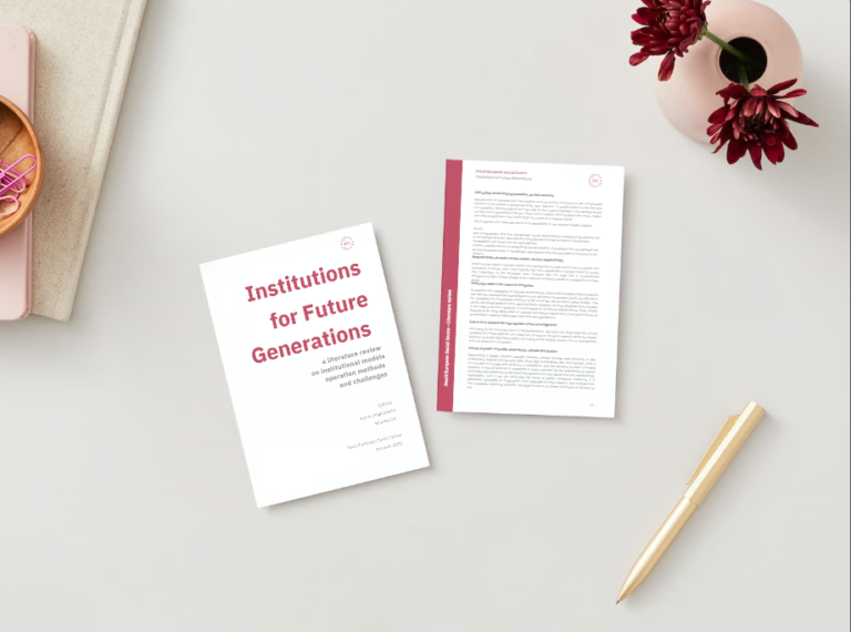 Institutions for Future Generations – our literature review on institutional models, operation methods and challenges