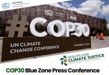 COP30 Blue Zone Press Conference – Jesuits for Climate Justice
